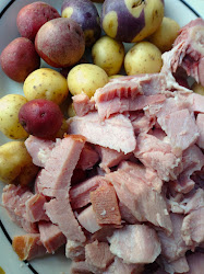 beans ham potatoes tomatoes cooker pressure bounty kitchen