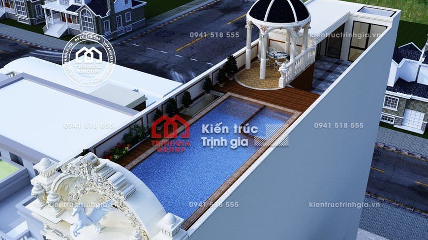 Động lòng trước thiết kế nhà phố 7x12m kiến trúc tân cổ điển - Mã số NP1521 - Ảnh 3