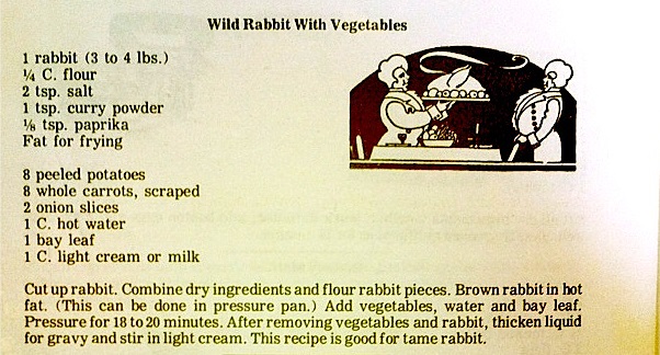 recipeswap rabbitstew The Center of the Universe