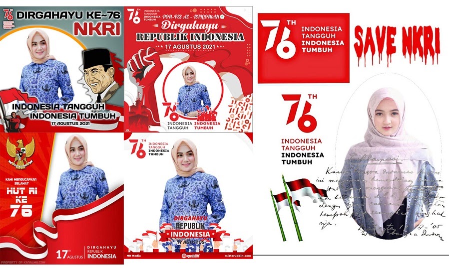 Twibbon Hut Ri 76 Anak Tk