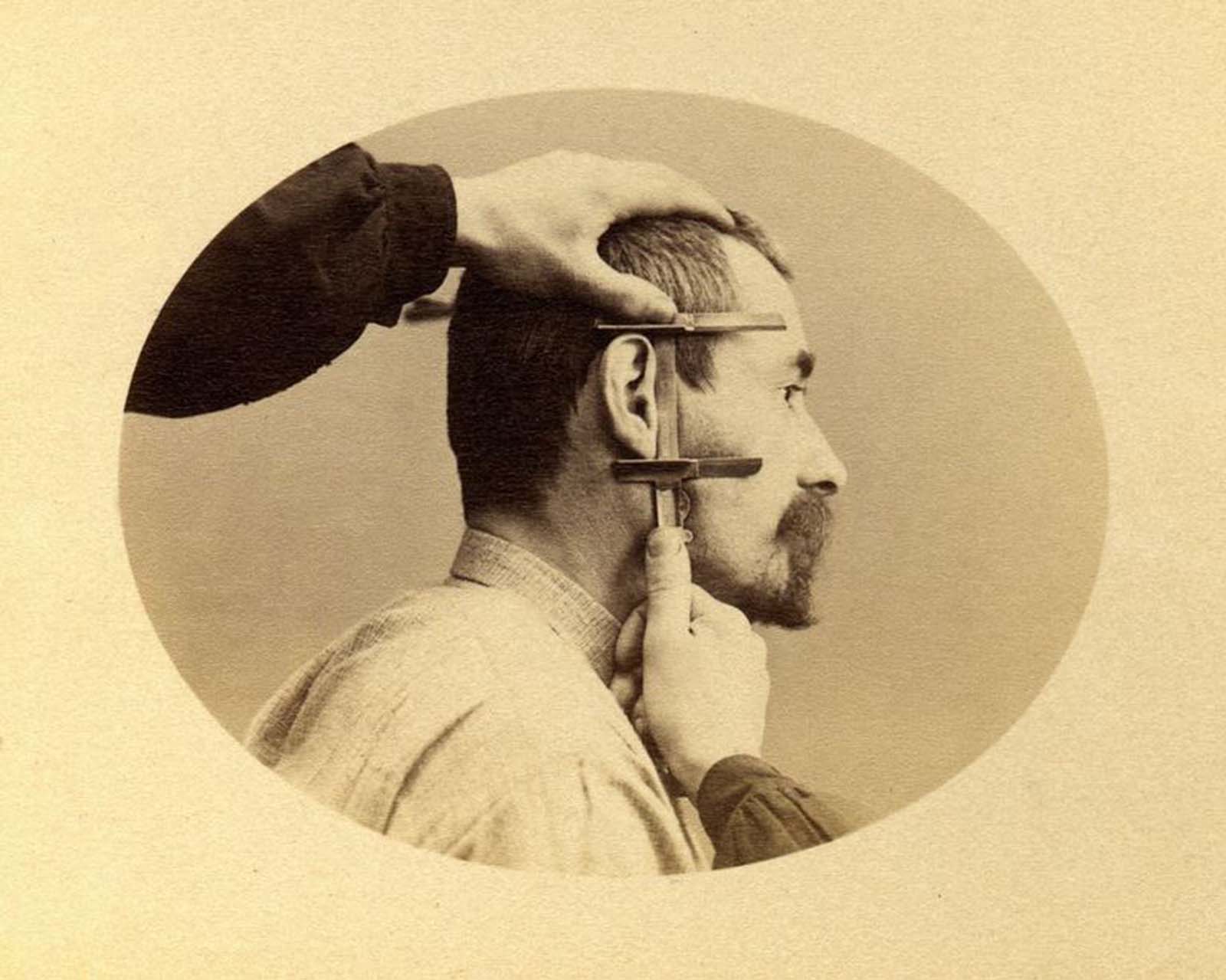 The Bertillon system that cataloged criminals by their physical measurements  1894 - 97