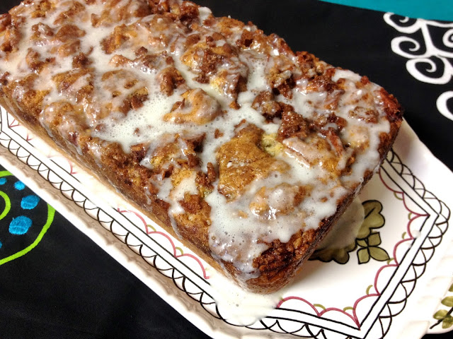 Apple Fritter Loaf, dessert