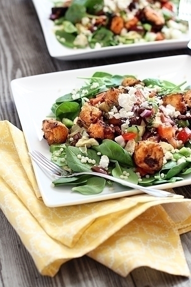 Tandoori Chicken and Spinach Salad