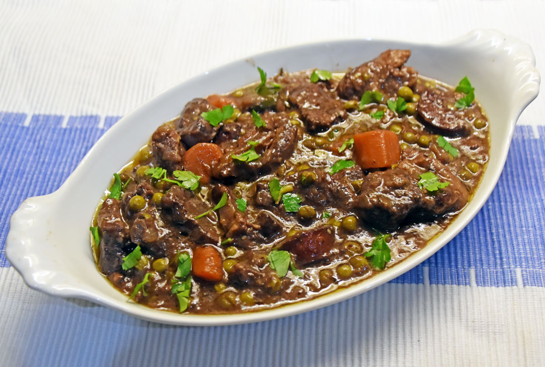 . On the MENU this week. Beef and Chorizo stew