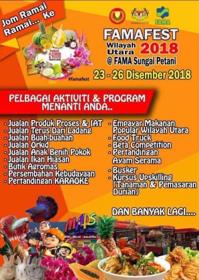 FAMAFEST Wilayah Utara 2018 Di Fama Sungai Petani, Kedah