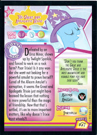 My Little Pony The Great and Apologetic Trixie Series 2 Trading Card