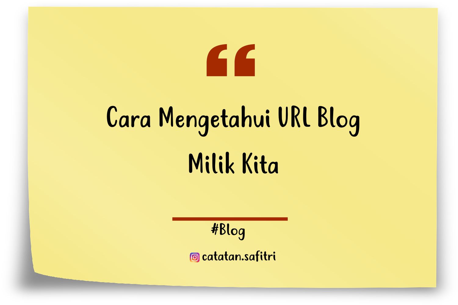 Url blog