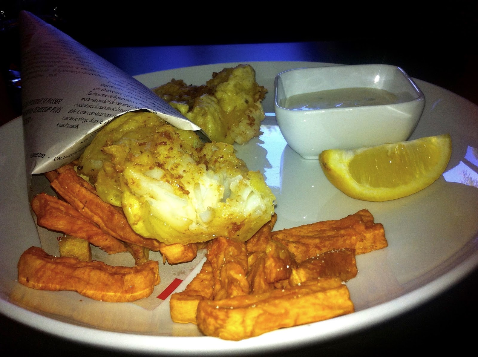 Une gloutonne sans gluten Un fish'n chips ? Oh que oui!!