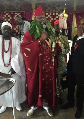 3 Dino Melaye conferred with chieftaincy title, 'Agba Akin' of Akola Ijesha | Photos