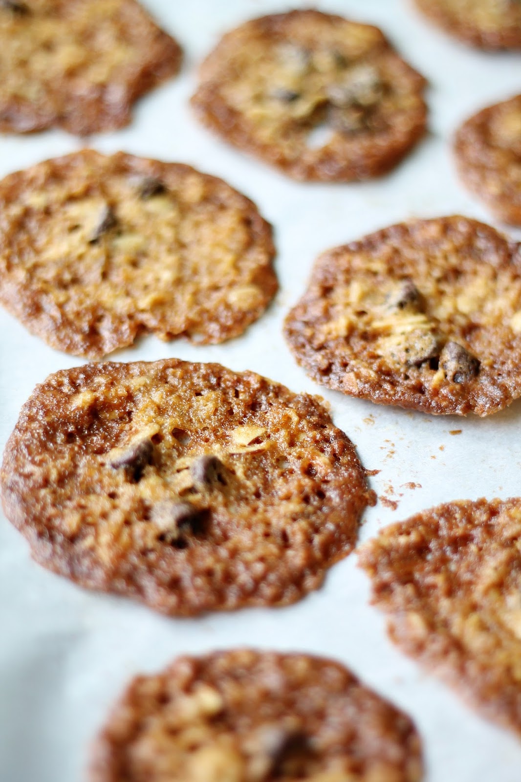 Louisiana Bride Chocolate Chip Lace Cookies