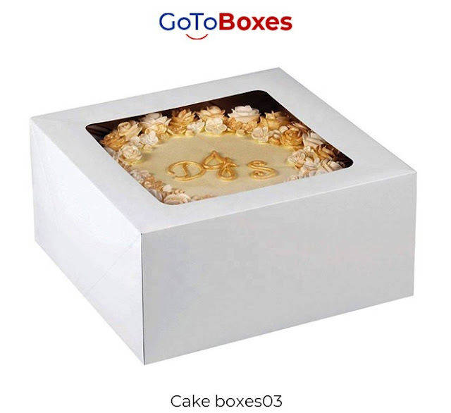 Get reliable and affordable Custom Cake Boxes at wholesale rate from GoToBoxes. Customize your packaging in any custom size and shape and also grab the free delivery of your order.