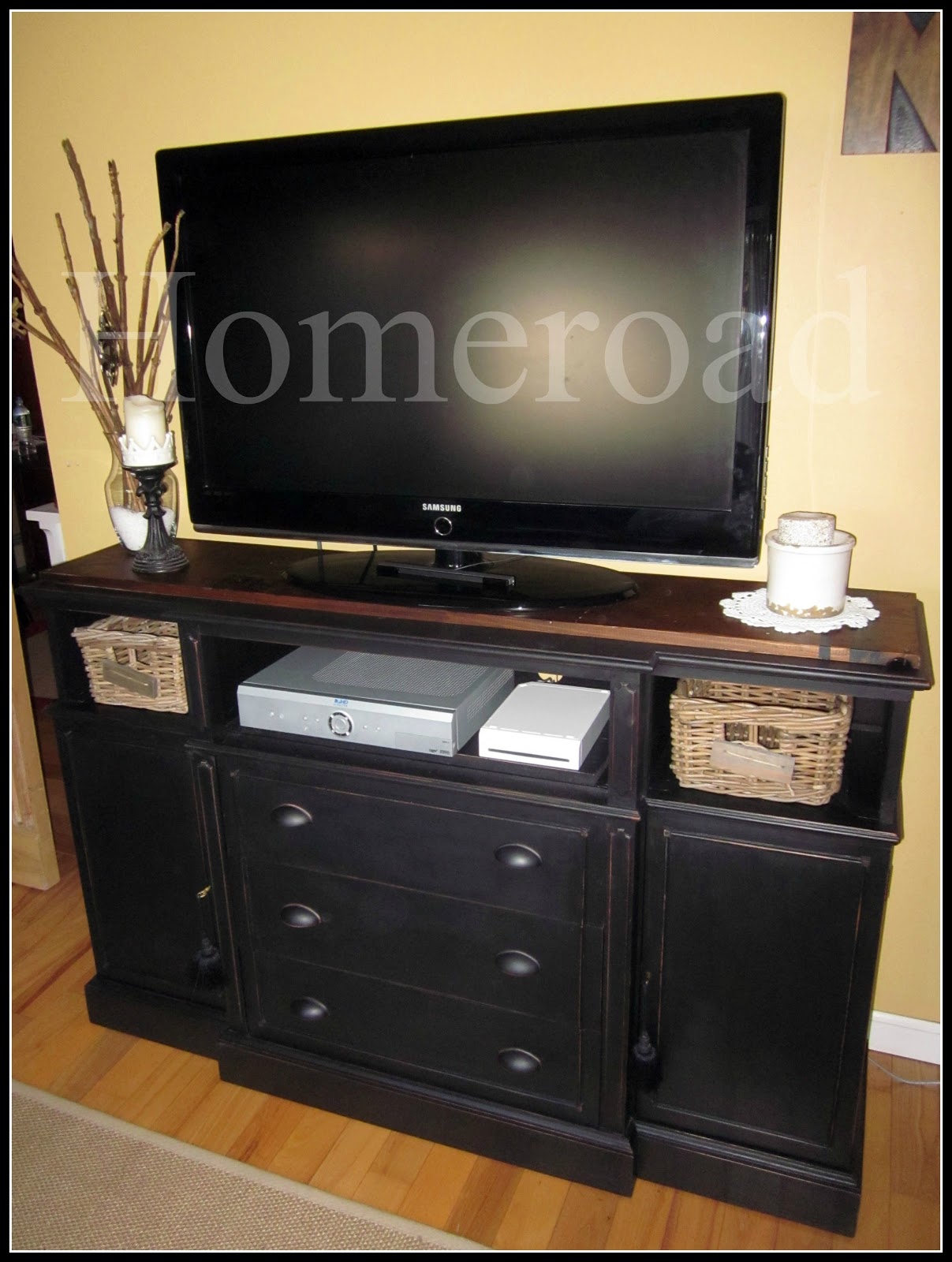 Finishing the China TV Stand