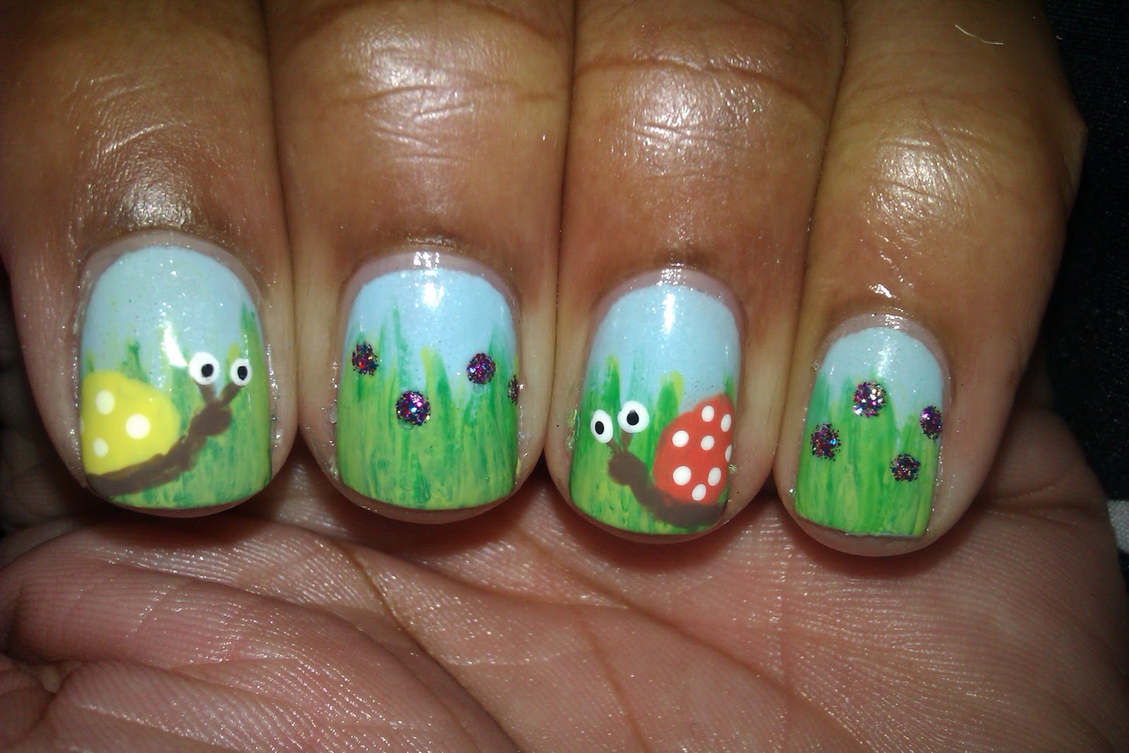 Fairly Charming Nail Mail and Rainy Day Mani with... Snails?