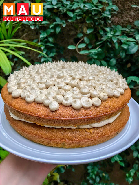 mau cocina de todo receta pastel de calabaza betun pumpkin spice queso crema