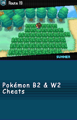 pokemon black 2 cheats code