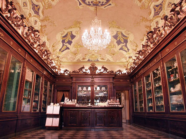 Officina Profumo Farmaceutica di Santa Maria Novella is the oldest pharmacy in Italy