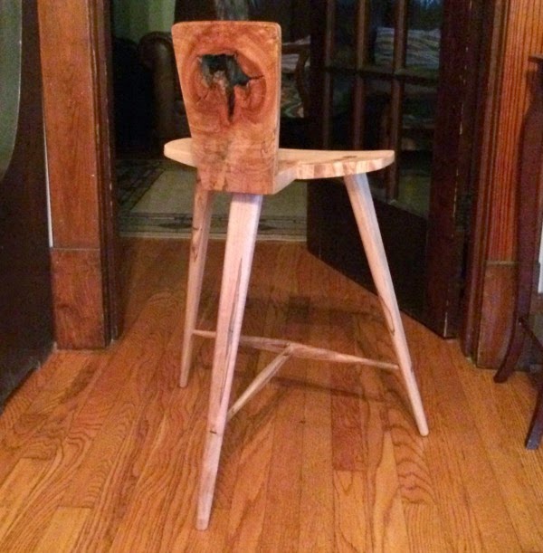 easy wood projects Tage Frid Three legged Stool Woodworking PLans Review