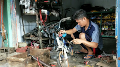 Paska Corona, Omset Bengkel Sepeda Naik Tiga Kali Lipat
