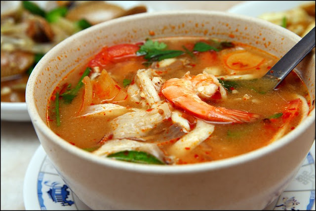 Home-cooked Tom Yam Soup