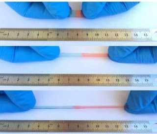 a cell phone screen material intended to repair its own scratches