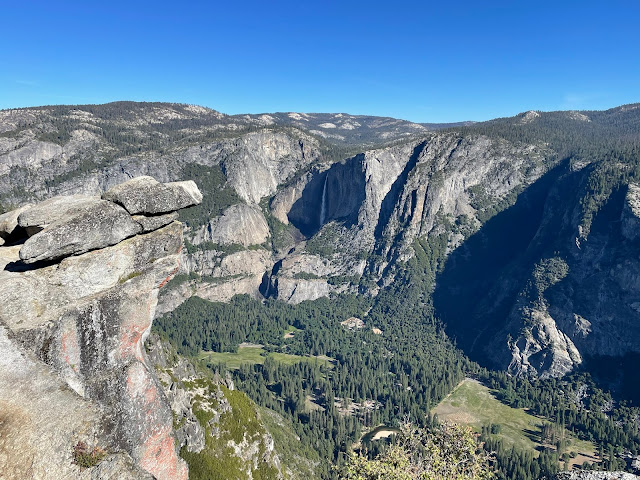 Yosemite falls from Glacier Point