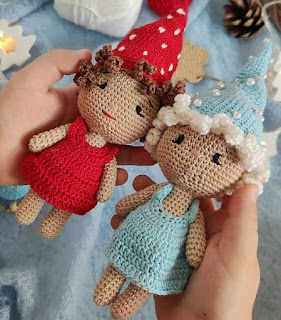 PATRON GRATIS MUÑECA NAVIDAD AMIGURUMI 45643