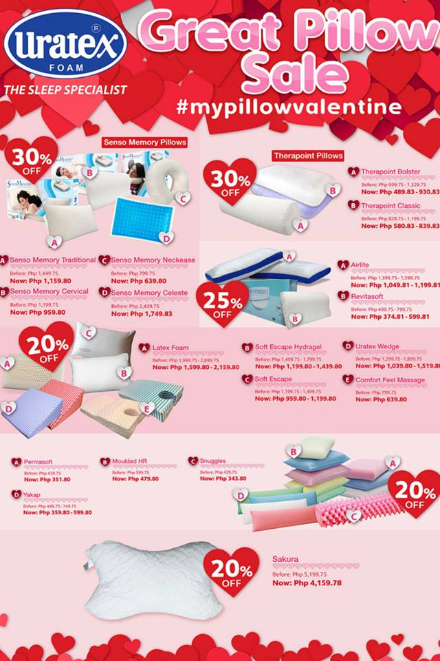 Manila Shopper Uratex The Great Pillow SALE February 2016