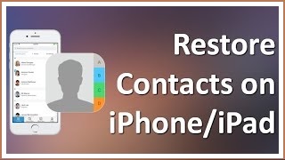 How to Restore Contacts on iPhone from iCloud