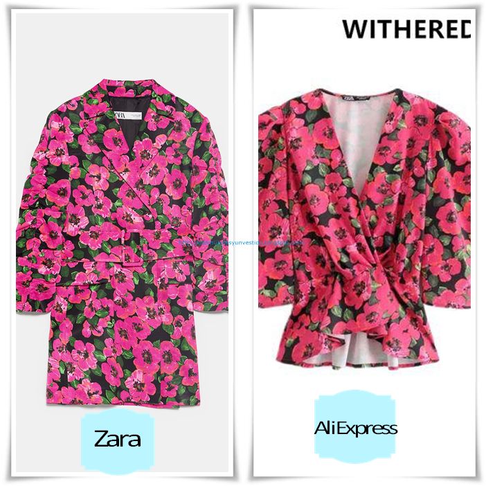 Clon Zara vs AliExpress - vestido