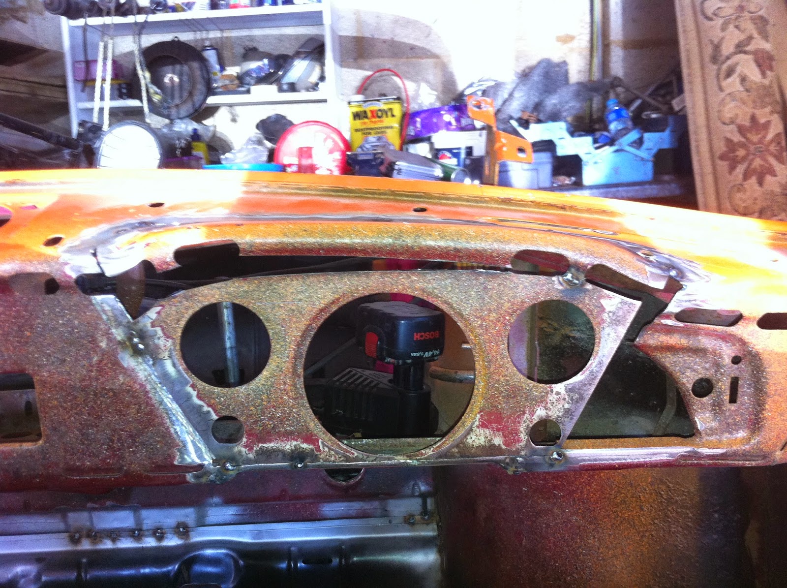 1969 Karmann Ghia Restoration RHD Dashboard Conversion Part 2