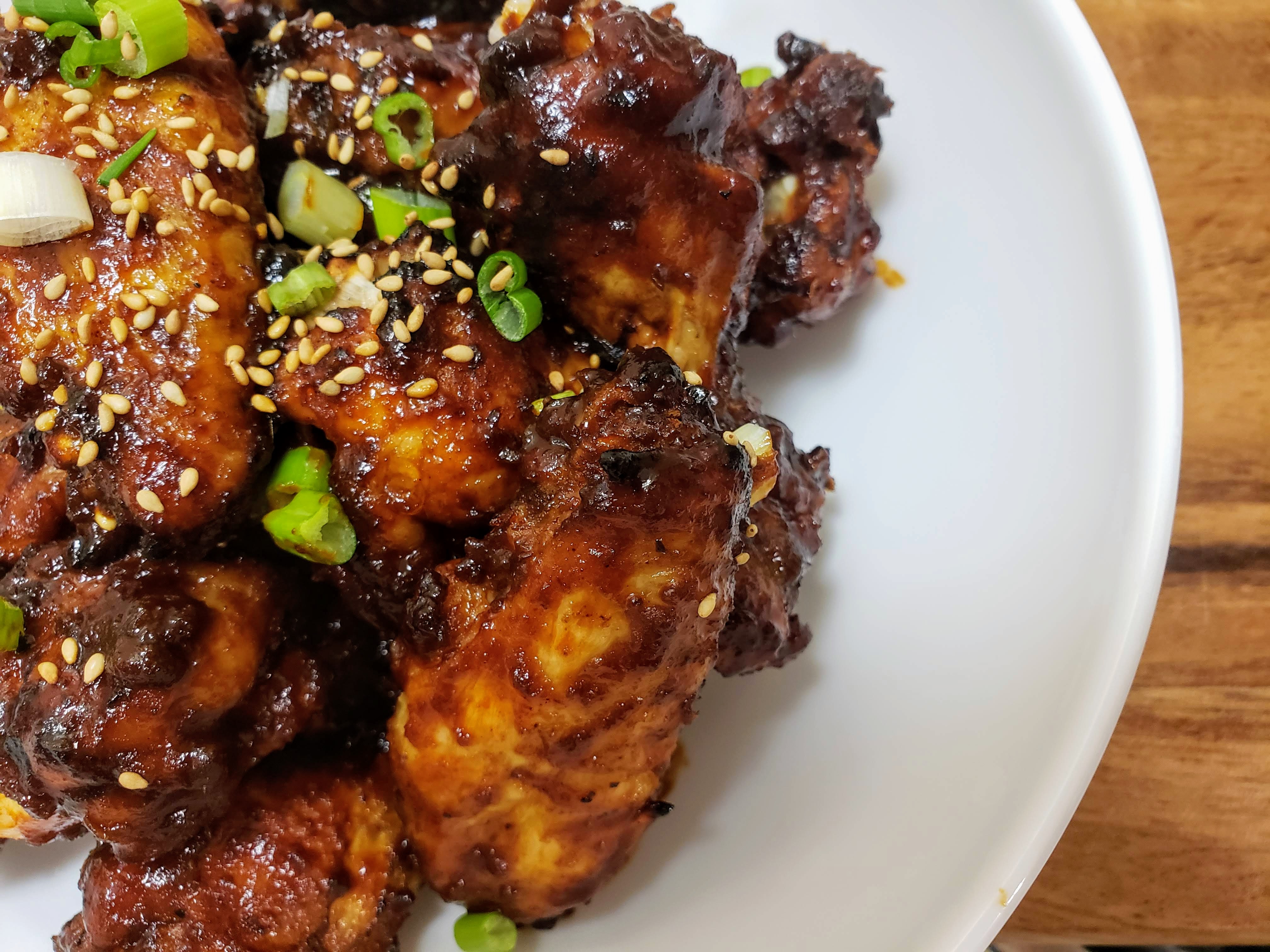 Sticky Gochujang Chicken Wings Instant pot