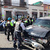 Se registra choque vehicular múltiple en el Centro Histórico de Morelia