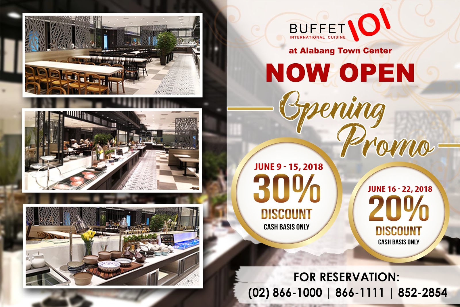 Manila Shopper Buffet 101 ATC Grand Opening Promo June 2018