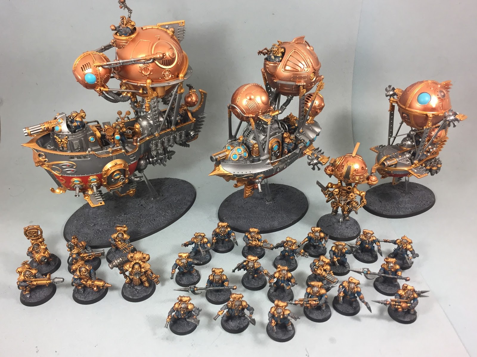 Itty Bitty Soldiers AoS Kharadron Overlords Ironclad and Brokk Grungsson