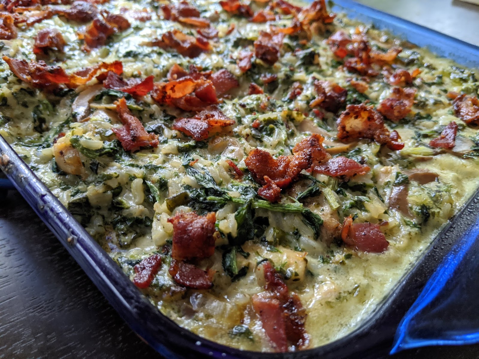 Creamy Spinach Chicken Casserole