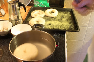 making bagels