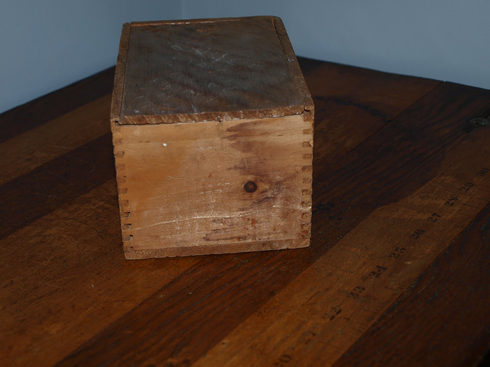 Vintage Redefined Antique Wooden Crayon Chalk Box