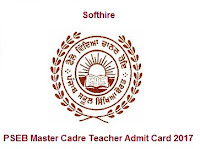 PSEB Master Cadre Teacher Admit Card