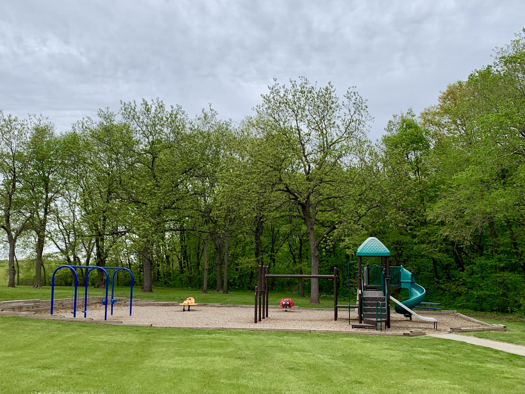 Des Moines Playgrounds at Margo Frankel Woods