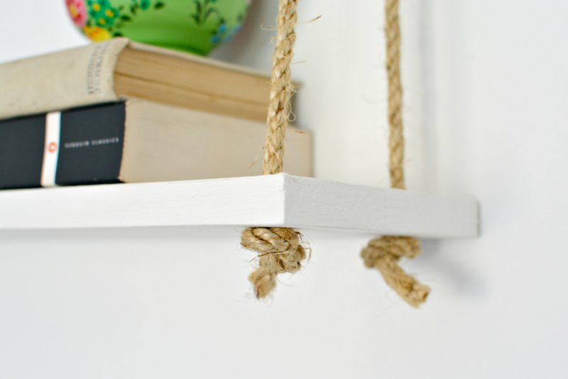 DIY EASY ROPE SHELF