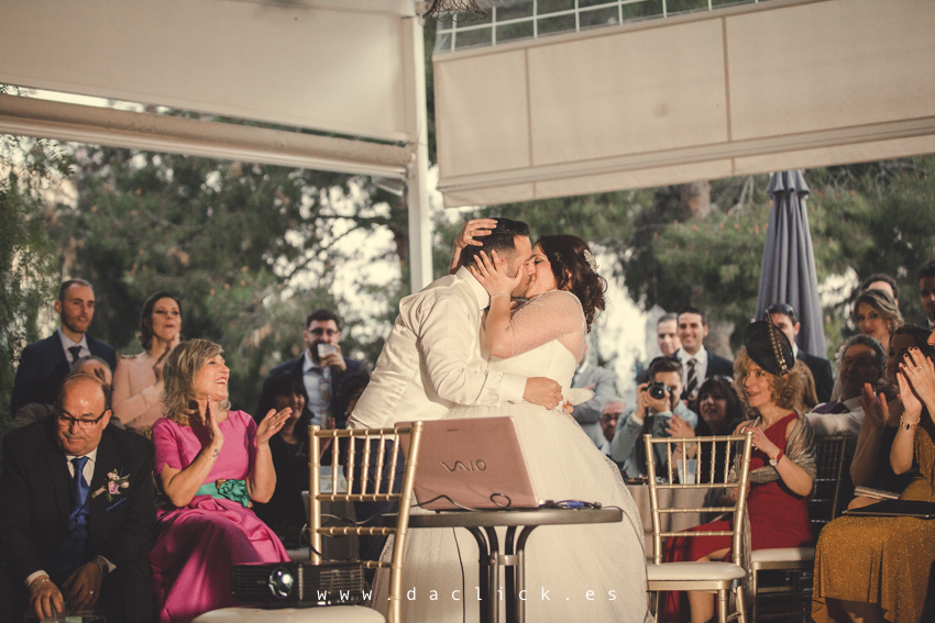 videoproyección de boda