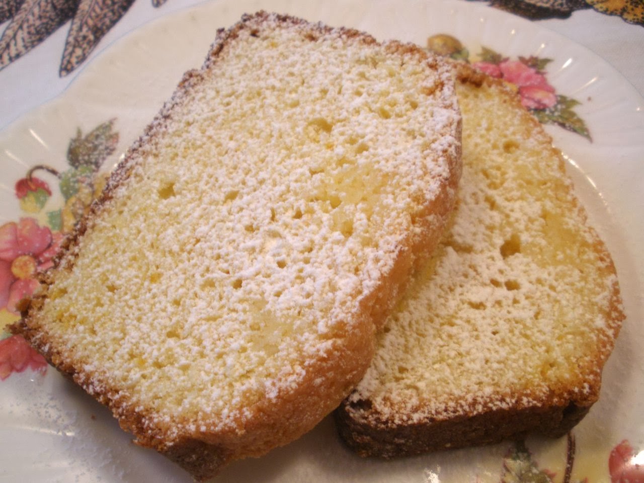 the half cut cook Citrus Syrup Sponge Loaf Cake