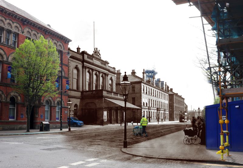 15 Incredible ThenandNow Photos Show Street Scenes of Belfast in the