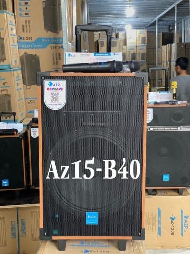 Loa Kéo az15 bass 40 vỏ gỗ