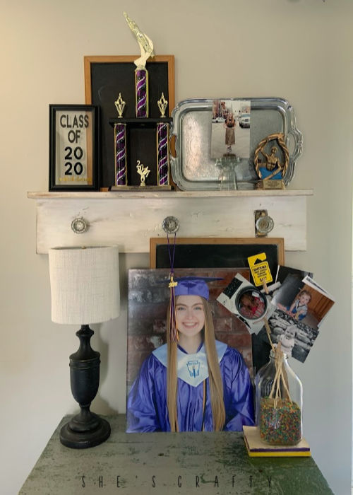 She's Crafty Make a Graduation Display in your Home