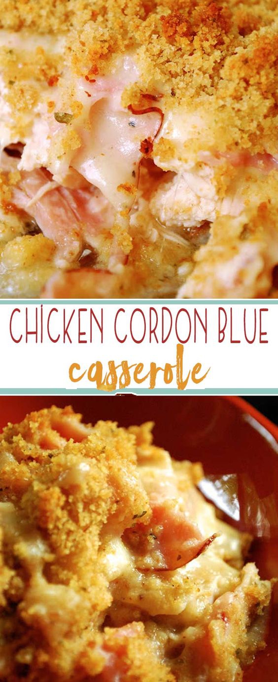 Chicken Cordon Bleu Casserole recipesheaven