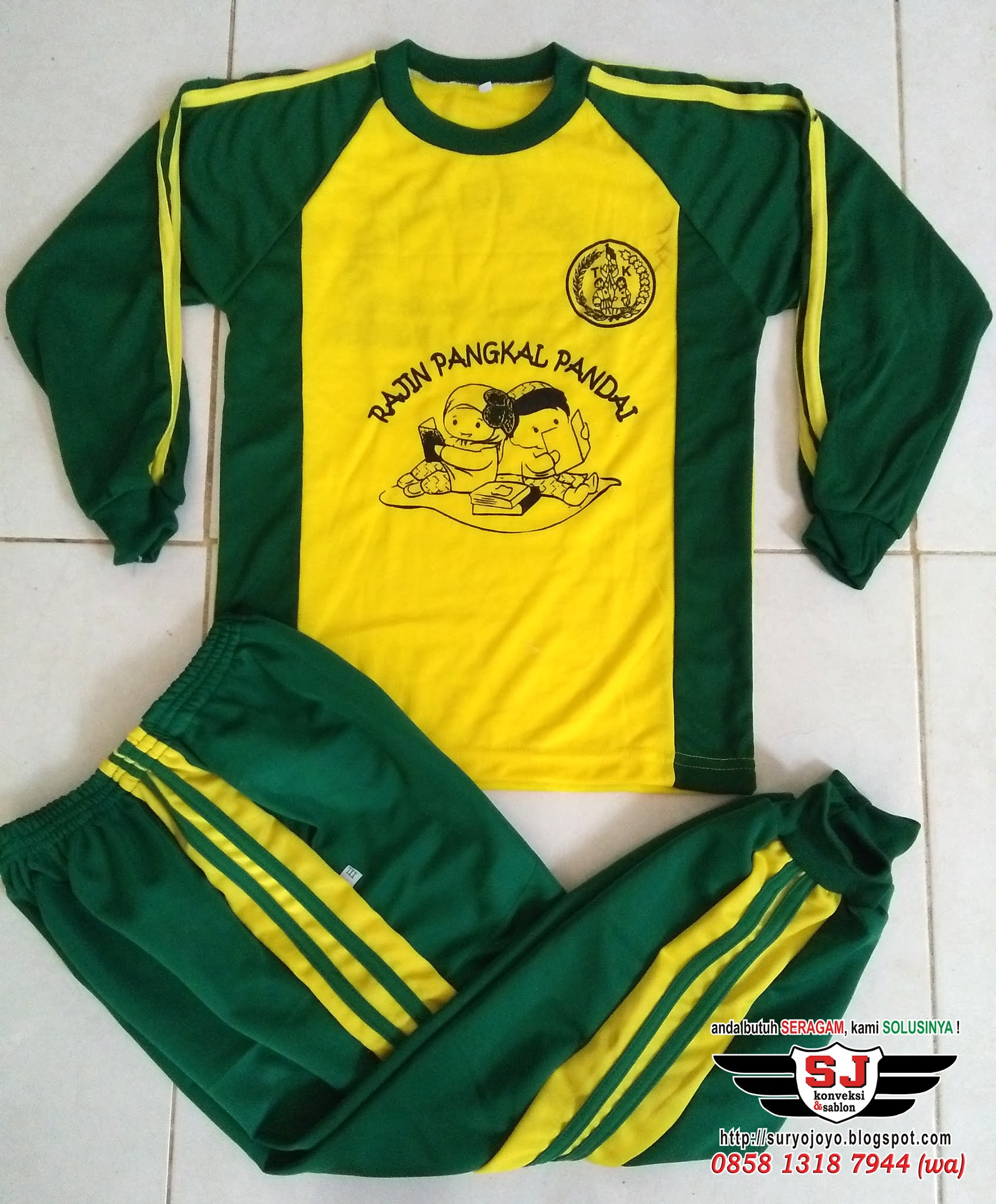 Seragam olahraga TK PKK Wonokromo Tikung