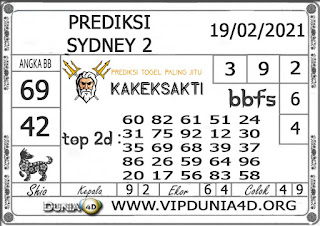 Prediksi Togel SYDNEY 2 DUNIA4D 19 FEBRUARI 2021 Prediksi Togel SYDNEY 2 DUNIA4D 19 FEBRUARI 2021