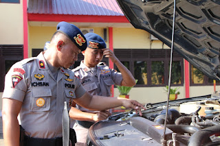 Danyon C Pelopor Check Kondisi Kendaraan Operasional