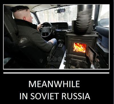 Meanwhile in Soviet Russia, funny picture